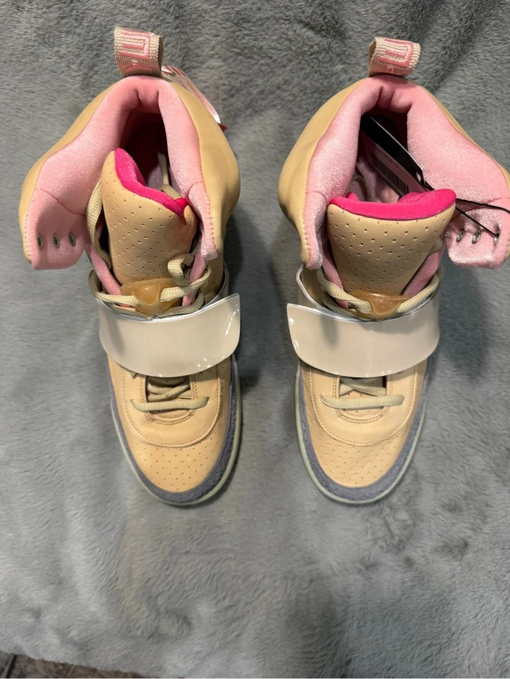 Nike Air Yeezy 1 Net Tan 2009 Size 13 DS Brand New OG ALL Firm Midsole Grail